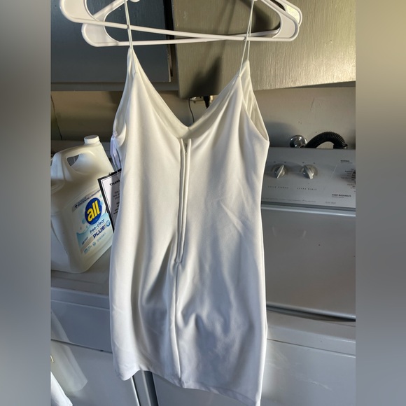 White Mini Dress - Picture 2 of 4